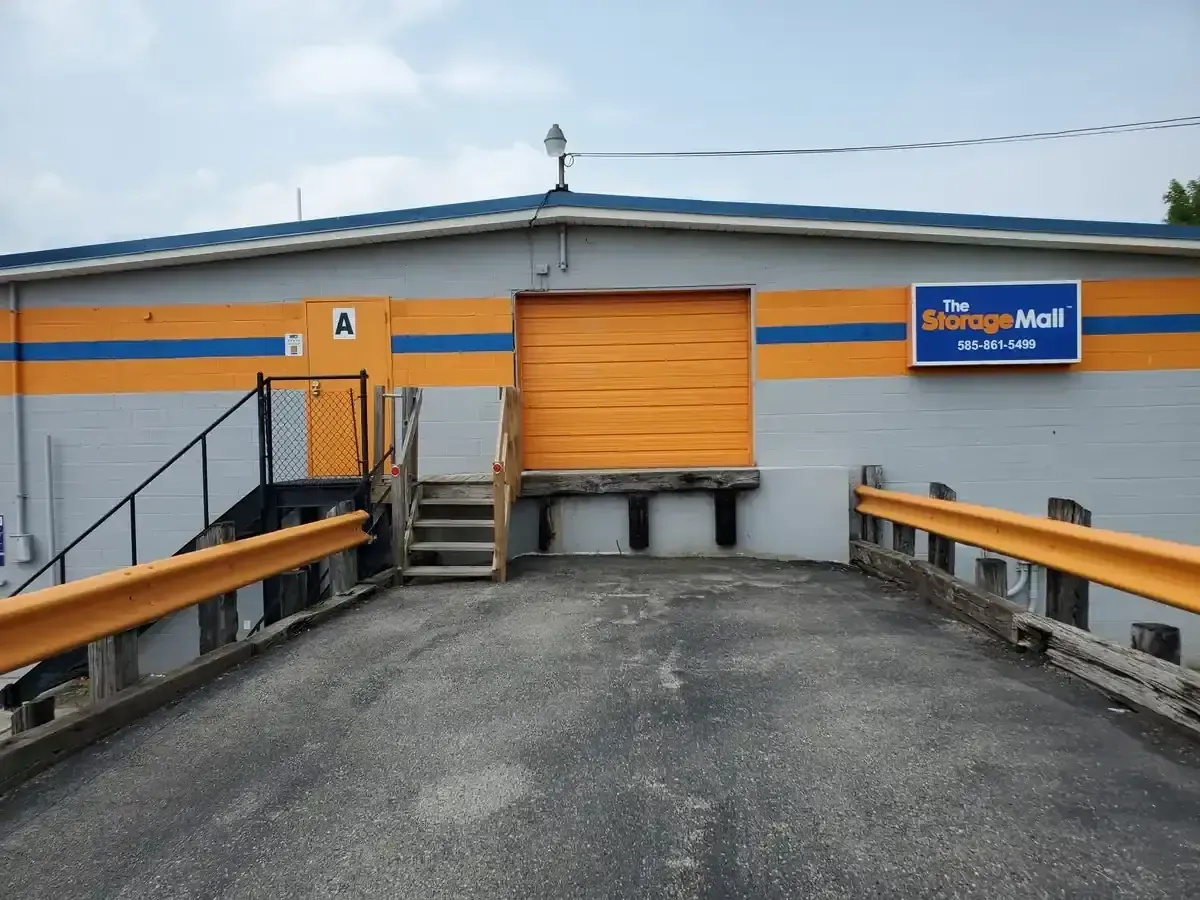 Exterior office building of storage facility