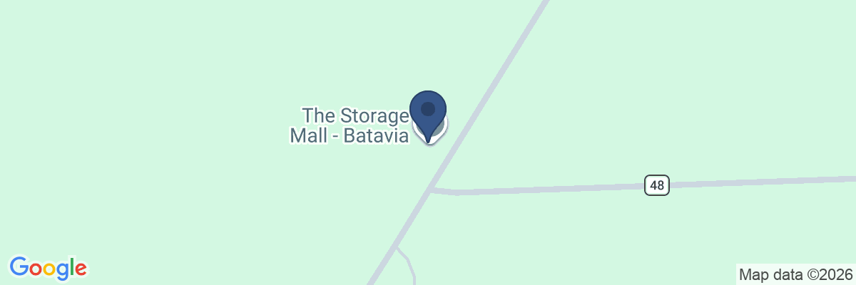 Map showing facility locations