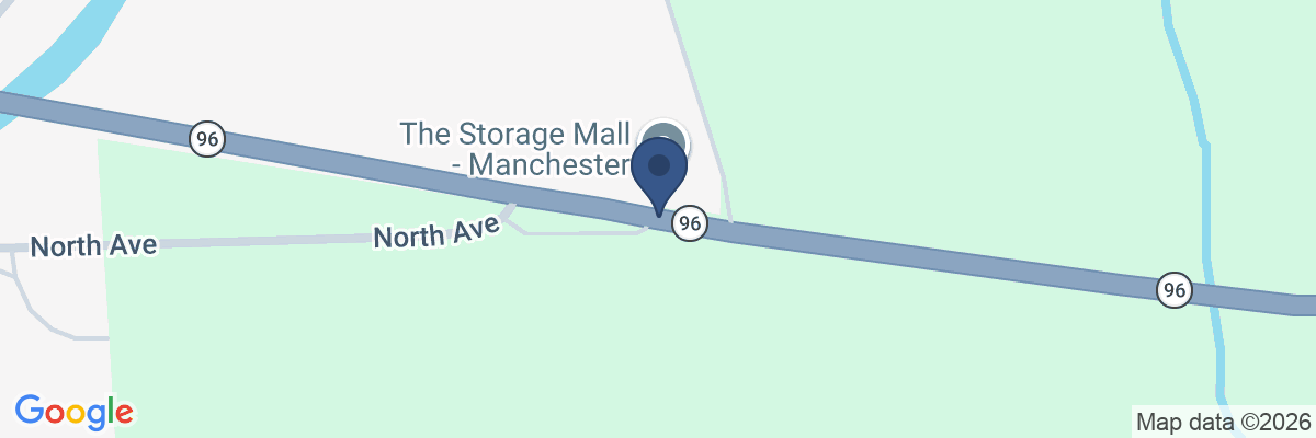 Map showing facility locations