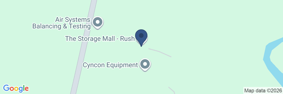 Map showing facility locations