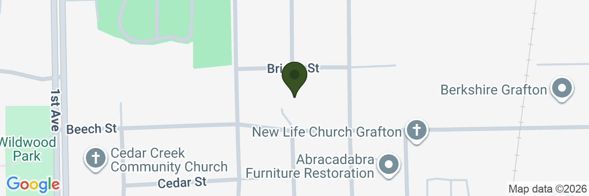 Map showing facility locations