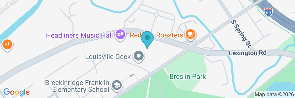 Map showing facility locations