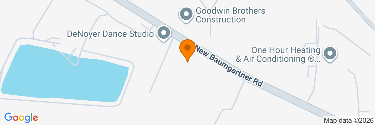 Map showing facility locations