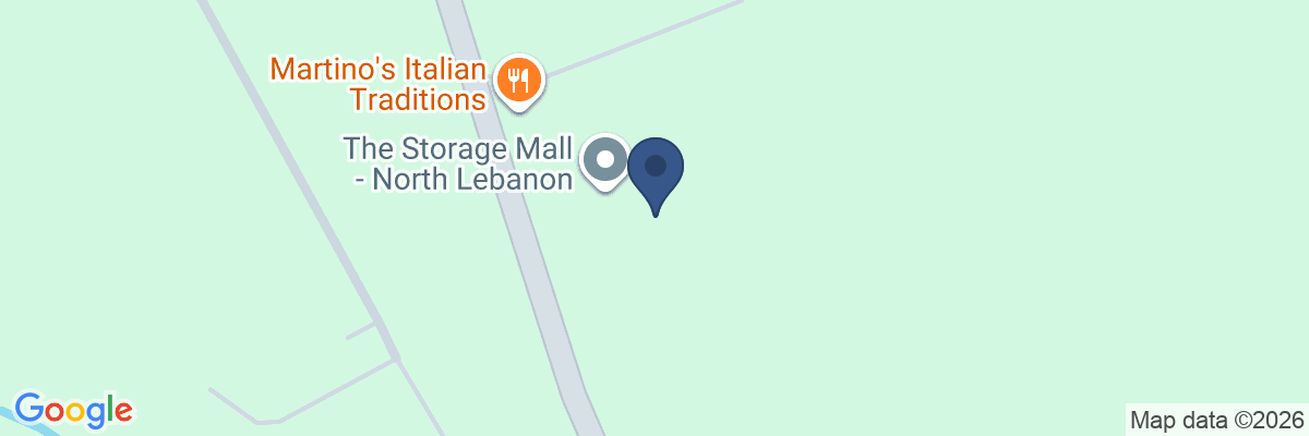 Map showing facility locations