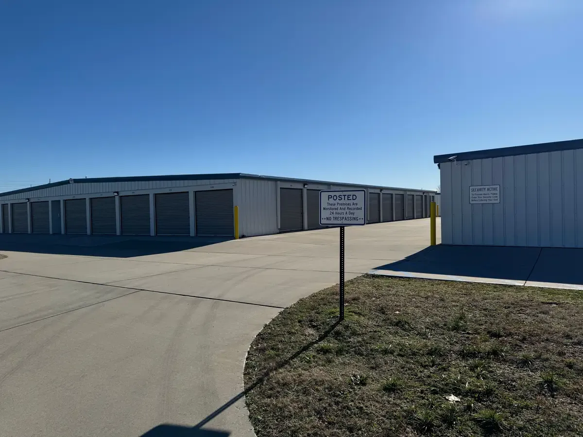 Exterior office building of storage facility