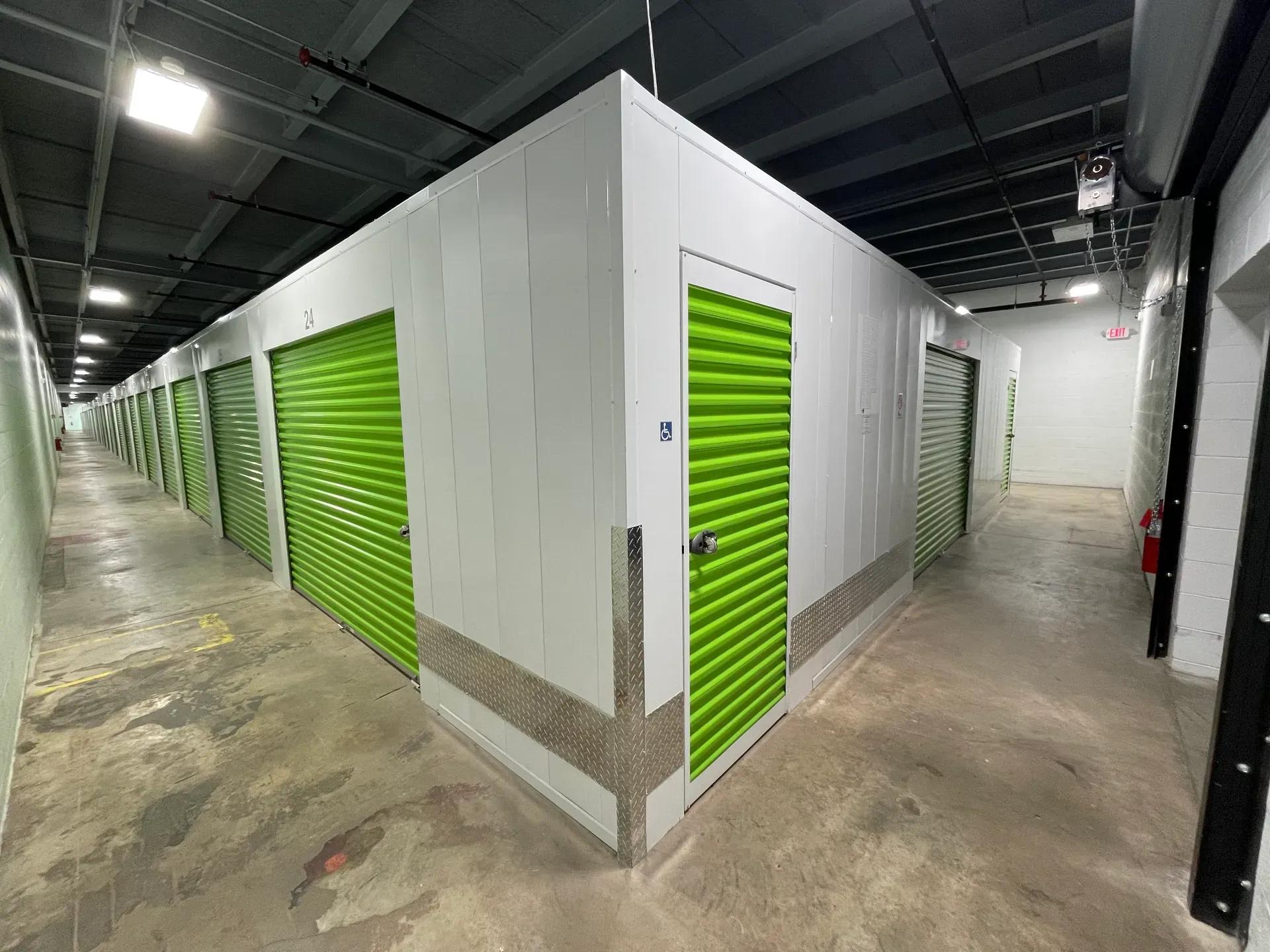 Indoor storage units