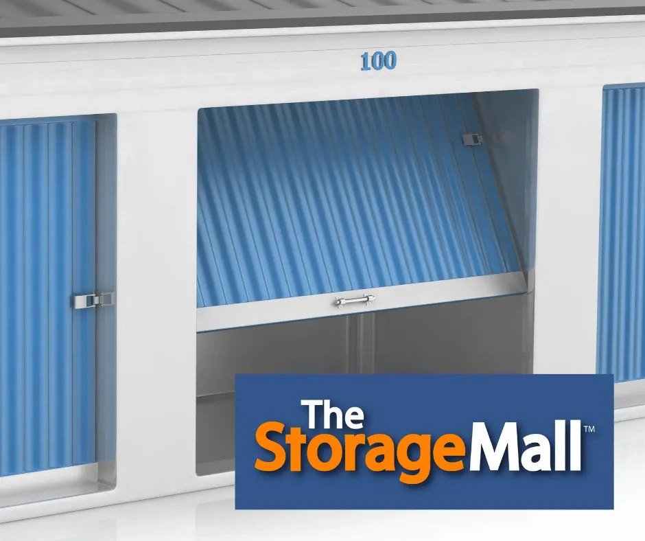The Storage Mall, Blue, Drive-up Storage, Self Storage, Rent a Unit